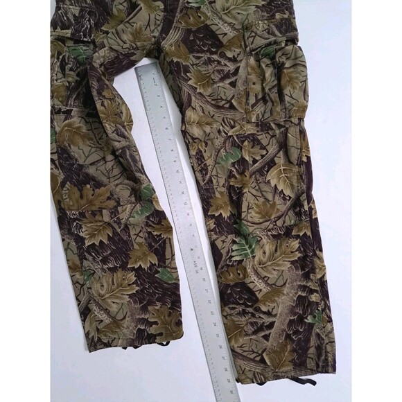 Master Sportsman Leaf Tree Camo Men's Medium Cargo Hunting Pants Tree Deer Brown - Picture 11 of 11